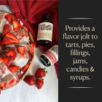 Cook's, Natural Strawberry Extract, for Baking, Tarts, Pies, Candies, Syrup, 128 Ounces (1 Gallon)