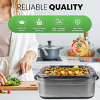 CAREGY Electric Roaster Liners 34 x 18 Inch 15 Counts Disposable Roaster Liners Fits 16, 18, 22 Quarts Roasters, Roasting Oven Liners Cooking Bags for Immediate Cleanup