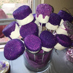 Purple Sanding Sugar for Baking Edible Sparkling Sugar Sprinkles Coarse Sugar Crystals for Valentine Cake Decoration Cookie Cupcake Topper Ice Cream Topping Supplies 150g/5.3oz