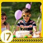 13 Pcs Construction Themed Birthday Candles Set Yellow and Black Number 7 Candle Cake Topper for Construction Party Decoration Supplies (Number 7)