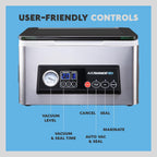 Avid Armor Chamber Vacuum Sealer Machine USV20 Ultra Series for Wet Foods, Meat Vacuum Packing Machine, Compact with 11.5-Inch Vaccum Sealer Bar