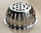 SUS304 Stainless Steel Roof Dome Drain Cover Strainer Anti-Clogging Atrium Grate 2pcs/pk (Φ: 5 inch)