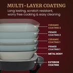 Elite Gourmet 12" x 12" x 3” Ceralast™ Ceramic Non-stick PFAS Free, Dishwasher Safe Electric Skillet, Xtra Deep Dish, Rapid Heat 1200W, Black