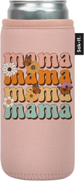 Sok It CanSok Sleeve for Beer & Soda Insulated Neoprene Cover (Mama Knows Best, 12oz Slim Can Sleeve)