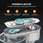 VIVOHOME Stand Mixer, 660W 10 Speed 6 Quart Tilt-Head Kitchen Electric Food Mixer with Beater, Dough Hook, Wire Whip and Egg Separator, Silver