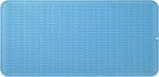Silicone Dish Drying Mat for Multiple Usage,Easy clean,Eco-friendly,Heat-resistant Silicone Mat for Kitchen Counter or Sink,Refrigerator or Drawer Liner Light Blue 5XL 36inches x 18inches
