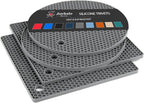 Joyhalo Trivets for Hot Dishes - Hot Pads for Kitchen, Silicone Pot Holders for Hot Pots and Pans, Silicone Mats for Kitchen Countertops, Table, Flexible Easy to Wash and Dry, Grey