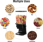 Cereal Dispenser Countertop with 2 Pack Bowls and Spoons 5.5 Qt Large Cereal Storage Container Holder for Pantry Dry Food Nut Dispenser Snack Candy Organizer Kitchen Organization for Oatmeal Granola