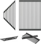 Dowell Over The Sink Roll-Up Dish Drying Rack, Foldable Tube Design, Space Saving Sink Organizer, Sturdy, Easy to Clean, Stylish Look - Triangle+Rectangular - Full Silicone