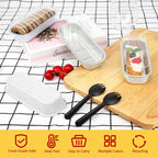 LNYZQUS Mini Loaf Pans with Lids 100 Pack, 6.8oz Mini Cake Pans Rectangle Aluminum Foil Baking Tins Containers,Disposable Small Cake Baking Pan Cupcake Baking Cups Muffin Tins-White
