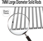 Kalomo Grill Grates Grill Heat Plates Shield Grill Replacement Parts for BBQ Uniflame Grill GBC1030W, GBC1030WRS, GBC1030WRS-C, GBC1134W, GBC1134WRS, Stainless Steel Cooking Grids Accessories