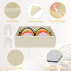 DIMJ Drawer Organizer Clothes, 24 Pack Dresser Organizer, Foldable Closet Organizers and Storage, Fabric Dresser Drawer Organizers, Drawer Dividers for Nursery, Baby Clothes, Underwears, Sock
