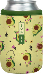 Sok It CanSok Sleeve for Beer & Soda Insulated Neoprene Cover (Get Movin', 12oz Can Sleeve)