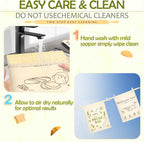 2 Pack Beeswax Bread Bag for Sourdough - Reusable Sourdough Bread Bags, Bread Bags for Homemade, Keep Your Loaf Fresh for Days Extra Large and Easy to Clean Cotton Storage Bag XL 17x13 Inch