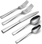 Oneida H147020A Monolith 20 Piece Everyday Flatware, 18/0 Stainless Steel, Silverware Set (Service for 4)