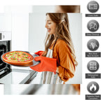 Thenshop 8 Pieces 16 Inch Pizza Pans Bulk Stainless Steel Sets Round Bakeware Pizza Trays for Oven Kitchen Baking Home Restaurant Safe Sturdy Reusable Easy Clean(Matte Silver)