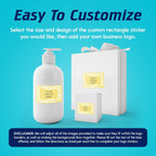 5-1000 Custom Vinyl Stickers - Upload Your own Image, Text, Design, Logo - Personalized Logo Labels for Handmade, Packaging, Bottle, Jars, Candle, Brand Stickers (Lemon Swirls, 4x2)