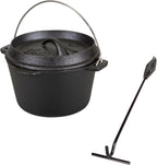 Stansport Pre-Seasoned Cast Iron Dutch Oven