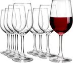 UMI UMIZILI Wine Glasses Set of 8, 12 Ounce Wine Glasses for white or red wine, All Purposed Wine Glass for Any Occasions