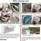 Sink Drain Strainer Basket Kitchen Sink Strainer Sink Food Catcher Kitchen Food Residue Waste Leftovers Strainer Over Sink Triangle Swan Cactus Suction Cup Corner Sink Strainer