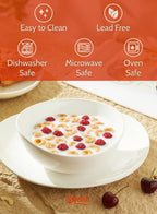 Sweese 7 Inch Porcelain 28 oz Bowls Set of 6, for Soup | Cereal | Pasta | Salad | Ramen | - Microwave, Dishwasher, and Oven Safe - White