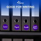 Perco Purple 3-Inch Perforated Circle Dot Sticker Labels — 10 Rolls, 5,000 Round Stickers — with Permanent Adhesive for Moving Boxes, Sale Signage, Displays, Status Messaging—Made in USA