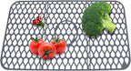 NICE DAY Sink Mat, Sink Protectors for Kitchen Sink By Better Housewares Wok Stand Strong Adsorption And Skid Resistance PVC Free Silicone Sink Mat (Extra Large: 26"x14")