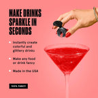 Fancy Sprinkles Ruby Red Premium Edible Glitter, 100% Edible Glitter for Sparkling Food & Drinks No Taste or Texture (4gm)