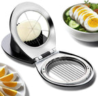 Egg Slicer for Hard Boiled Eggs,Egg Cutter,Strawberry Slicer,Heavy Duty Aluminium Tomato Slicer,Stainless Steel Wire Multipurpose, Dicer for Soft Fruit Mushroom,Suitable for Home, Picnics