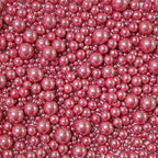 Edible Rose Gold Sugar Pearls Candy Sprinkles 120G/ 4.23Ounce Baking Cake Sprinkles Cupcake and Cake Topper Cookie Decorations Wedding Party Valentines Halloween Christmas Supplies
