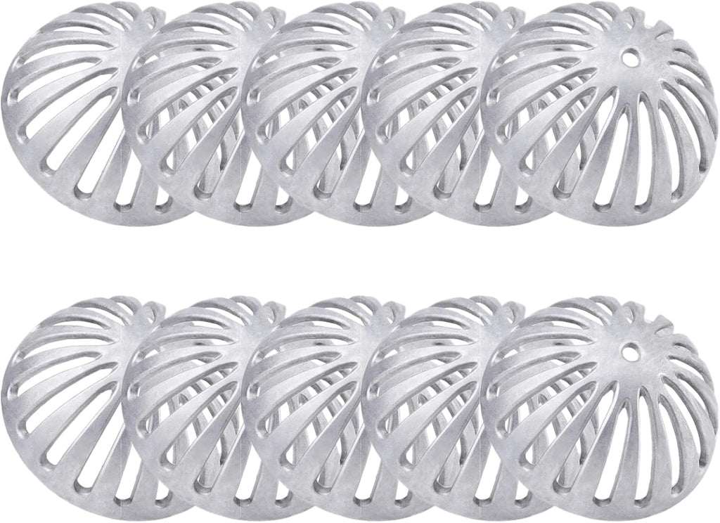 Floor Sink Strainer, Floor Drain Strainer, Heavy Duty Aluminum Dome Drain Cover, Floor Drain Cover for Restaurant, Home, Garden, Kitchen, Bar, Buffet or Food Service 5-1/2" W x 2-1/4"H(10PCS)