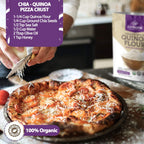 LiveKuna Organic Quinoa Flour - Gluten Free All Purpose Flour & Wheat Flour Alternative For Baking & Cooking Recipes - Vegan Quinoa Flour, Rich In Protein & Fiber for Keto & Paleo Diets, 32oz Bag