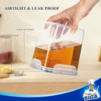 MR.SIGA 12 Pack Airtight Food Storage Container Set, BPA Free Kitchen Pantry Organization, Kitchen Canisters for Cereal, Spaghetti, includes 16 Reusable Sticker Labels