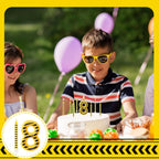 13 Pcs Construction Themed Birthday Candles Set Yellow and Black Number 8 Candle Cake Topper for Construction Party Decoration Supplies (Number 8)