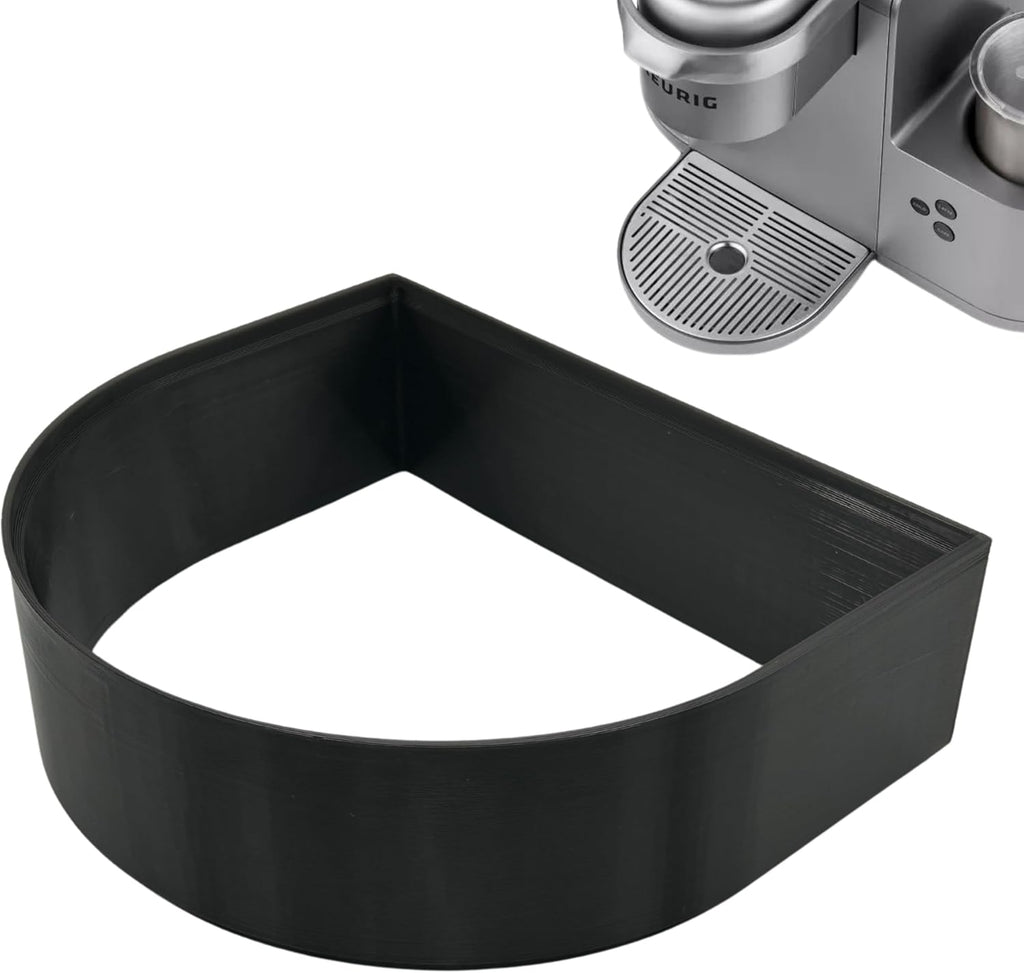 Drip Tray Mug/Cup Riser Made for the Keurig to Reduce Splashes - Riser Only (Black, K-Cafe Special Edition 1.7 inches Tall)
