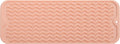 Silicone Dish Drying Mat for Multiple Usage,Easy clean,Eco-friendly,Heat-resistant Silicone Mat for Kitchen Counter,Sink,Bar,Bottle,or Cup Pink M 17 inches x 6 inches