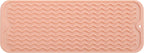 Silicone Dish Drying Mat for Multiple Usage,Easy clean,Eco-friendly,Heat-resistant Silicone Mat for Kitchen Counter,Sink,Bar,Bottle,or Cup Pink M 17 inches x 6 inches