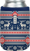Sok It CanSok Sleeve for Beer & Soda Insulated Neoprene Cover (Sweater Weather, 12oz Can Sleeve)