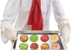 Baking Sheet, Yododo Stainless Steel Baking Pans Tray Cookie Sheet Toaster Oven Tray Pan Cookie Pan, Non Toxic & Healthy, Superior Mirror Finish & Rust Free, Easy Clean & Dishwasher Safe - 12.4 inch