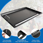 6788 Full Size Griddle for Weber GS4 Genesis II 300 Series Gas Grills Flat Top Grill Plate with Handles for Weber Genesis II E310 E330 S315 EX315 SX335 EX335