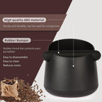 Knock Box Large Capacity Design Espresso Knock Box Shock-absorbent Knock Box Espresso with Removable Knock Bar and Non-Slip Base Espresso Accessories for Home/Office