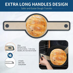 Silicone Bread Sling for Dutch Oven Liners Silicone Baking Mat Reusable Sourdough Bread Baking Supplies with Long Handle Bread Making Tools for Transfer Sourdough (1 Pc Gray Mat)