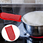 Patelai 4 Pieces Pan Handle Covers Heat Resistant, Hot Handle Holders Non Slip Pan Sleeves Cast Iron Skillet Holder Covers for Home Kitchen Cooking Tools(Eye-catching Styles)