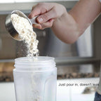 Pssopp Batter Dispenser and Mixer, Shaker Bottle Batter Mixer Pancake Batter Dispenser Mixer Pancake Bottle for Cupcakes Crepes Pancake Mix Muffins