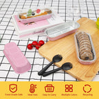 LNYZQUS 6.8oz Mini Loaf Pans with Lids 100 Pack, Rectangle Aluminum Pans Mini Cake Tins,Disposable Baking Pan Small Cake Containers for Brownie Bread Cheesecake-Pink
