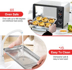 Cookie Sheets for Baking, Stainless Steel Baking Sheet Baking Pan Tray - 12.4 x 10 x 1 Inch, Non Toxic & Healthy, Mirror Finish & Easy Clean, Dishwasher Safe & Heavy Duty