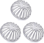Floor Sink Strainer, Floor Drain Strainer, Heavy Duty Aluminum Dome Drain Cover, Floor Drain Cover for Restaurant, Home, Garden, Kitchen, Bar, Buffet or Food Service 5-1/2" W x 2-1/4"H(3PCS)