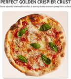 10”x10.4”x0.5” Pizza Stone for Toaster Oven | Rectangular Cordierite Grilling Stone Bread Baking Stone for Grill, Oven