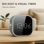 REACHER Fast Custom Pomodoro Timer Cube | Productivity Timer | Small Visual Cube | Silent, Vibrate Reminder | Adjustable Sound Alert | Magnetic, Visual Countdown | for ADHD, Study, Kitchen, Classroom