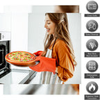 Thenshop 8 Pieces 9 Inch Pizza Pans Bulk Stainless Steel Sets Round Bakeware Pizza Trays for Oven Kitchen Baking Home Restaurant Safe Sturdy Reusable Easy Clean(Silver)